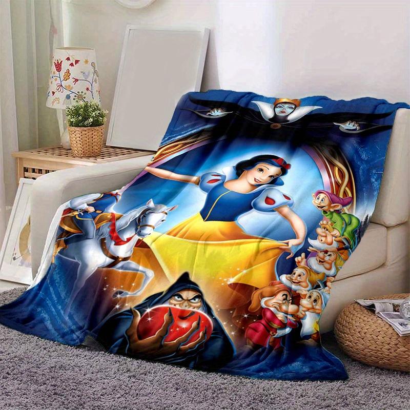 1pc, Snow White and the Seven Dwarfs: A Magical Home Decor Gift Cozy Blanket for Bedroom, Living Room, Travel, Camping, Car