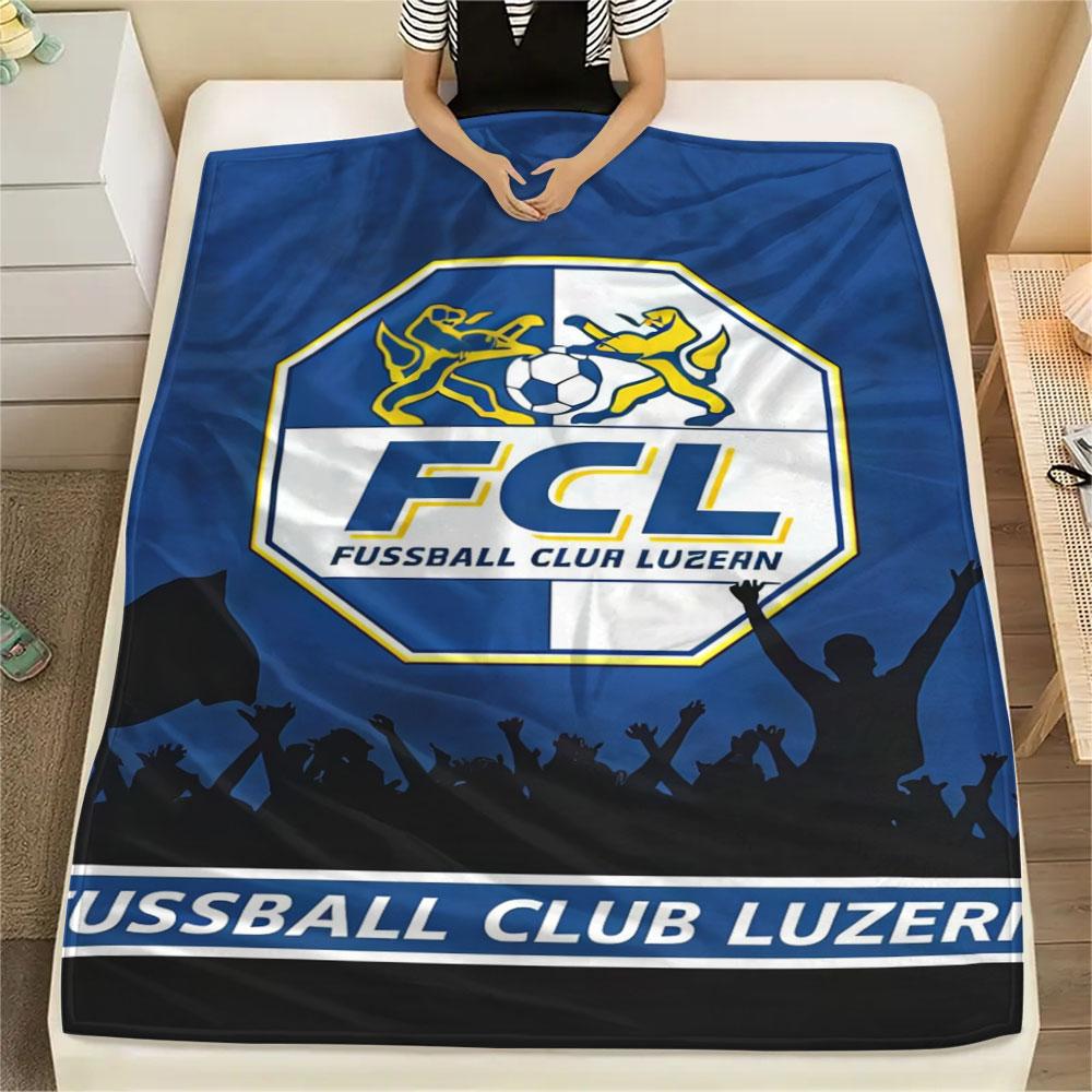 FC Luzern FlAannel Blanket, High quality Comfortable for All Seasons, Home Decor, Warmth and Comfort
