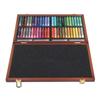 48 Colors Oil Pastels Set Water Soluble Soft Pastel Set Art Supplies with Wooden Box for Artists