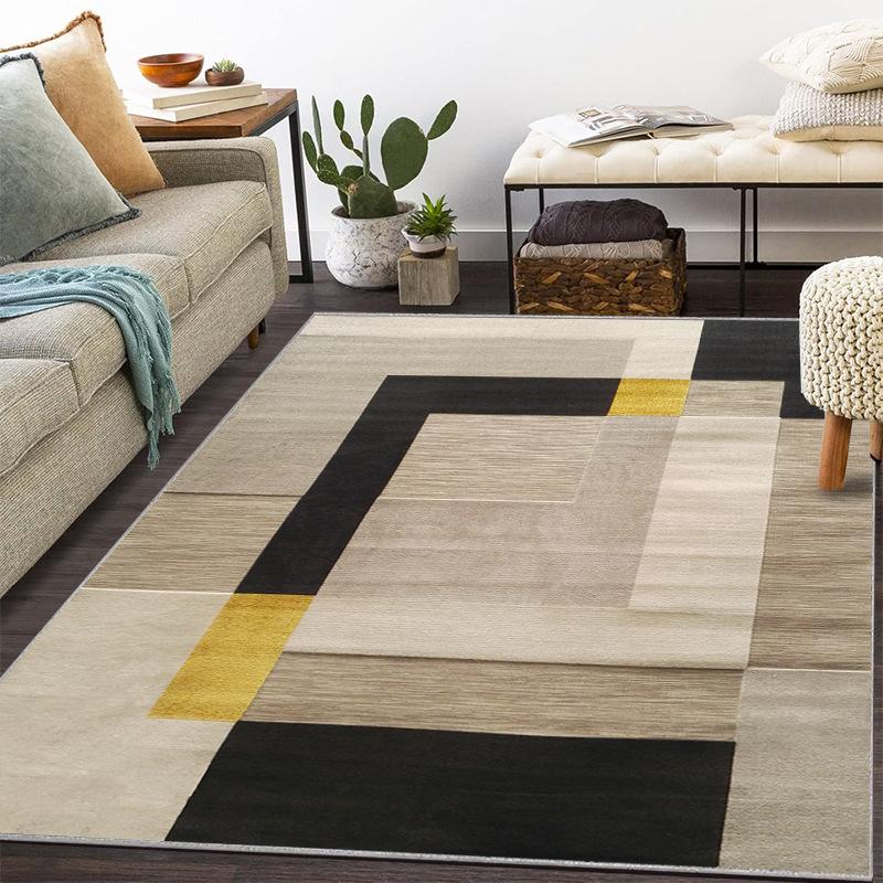 Ковер в скандинавском стиле для гостиной, американский кофейный столик, диван, спальня, этнический стиль, домашний напольный коврик
