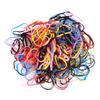 Резинки цветные высокоэластичные прочные петли для волос одноразовые маленькие резинки