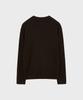 NOIRER Ribbed Zip-Up Knit (Brown)