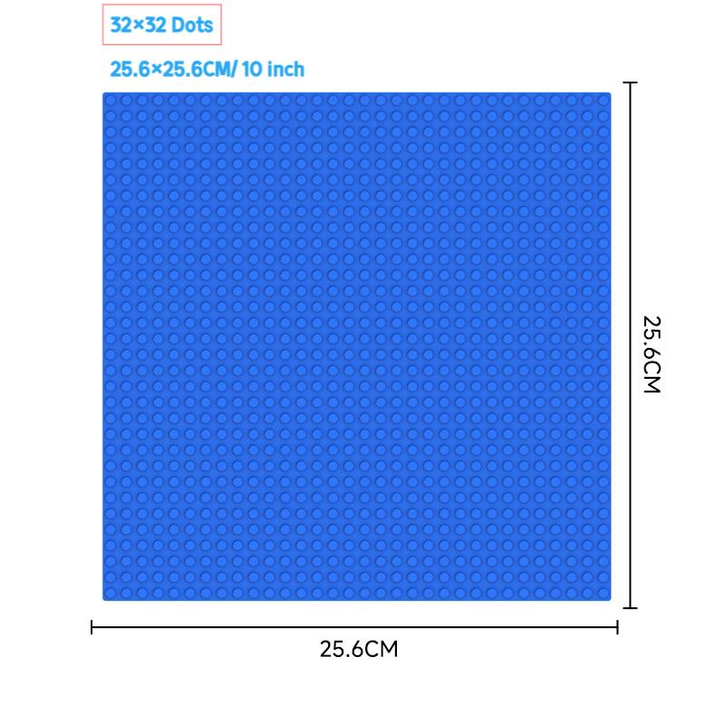 32x32 Styles Base Plate MOC Classic Building Blocks DIY Small Size Bricks Baseplate Parts for City Figures Children Toys