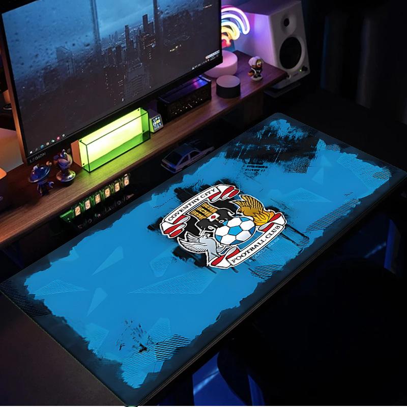 Coventry City Crest Design Mouse Pad, Rubber Base, Mouse Pad for Gamers and Office Use, Gaming Desk , Easy To Clean Mat Christmas fan gifts