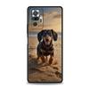 Чехол для телефона для Xiaomi Redmi Note 14 13 12 5G 11 10 Pro Plus 4G 9S 9 14C 13C 12C 10C 9C 9A Cover Силуэт таксы Собака милый
