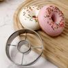 DIY Bread Cutter Baking Supplies Cookie Cutters Durable Stainless Steel Donut Mold Pastry