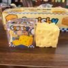 Moldable Cheese Squishy Toy Triangle Sensory Fidget Ball Novelty Cheese Cube Ball  Xmas Gift