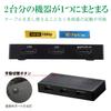 HDMI-переключатель ELECOM с 2 входами, 1 выходом, беспроводной, черный [Совместим с PS4/PS3/Switch], автоматический/ручной DH-SWL2CBK