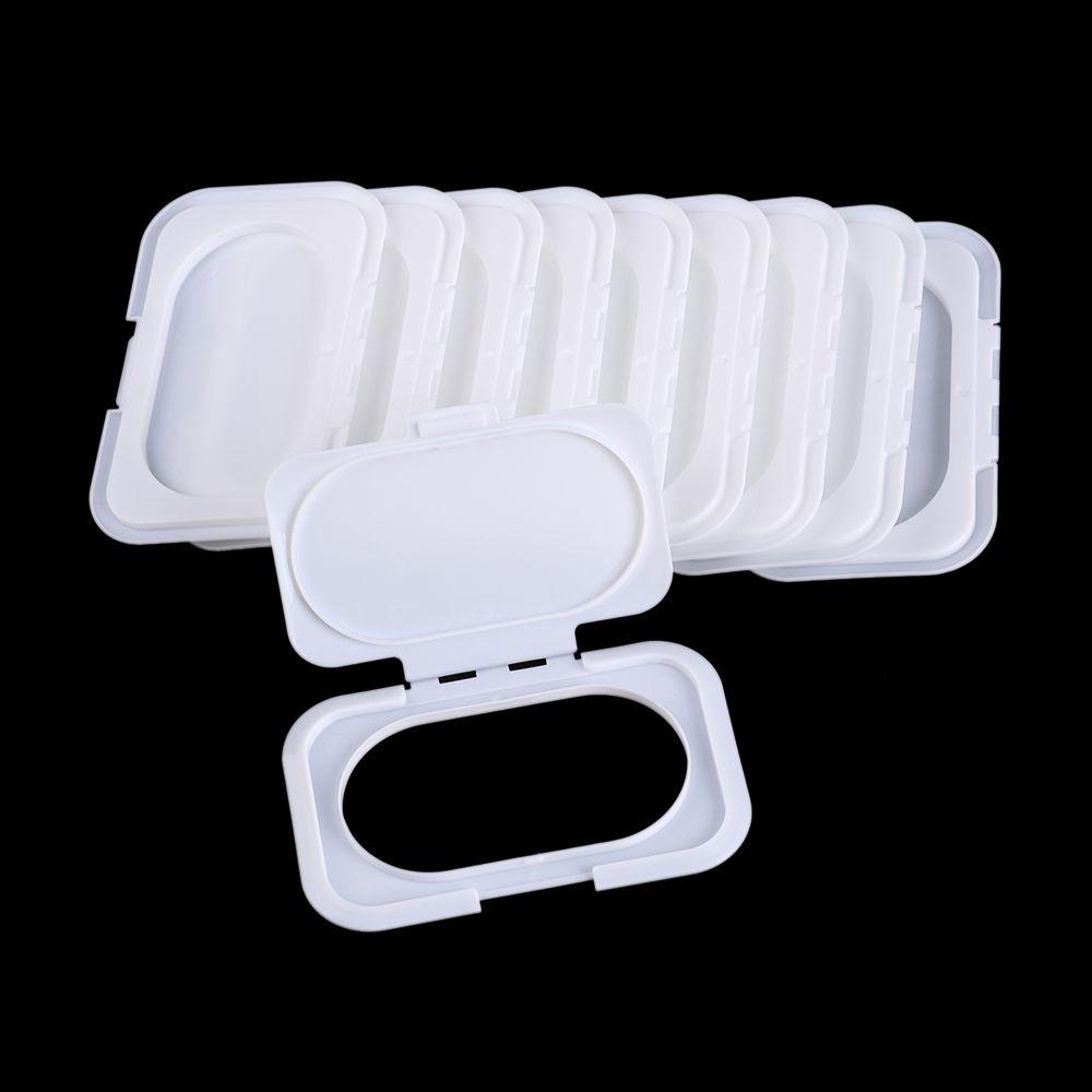 1/5/10 pcs Useful Child Portable Flip Cover Reusable Baby Wipes Lid Tissues Cover