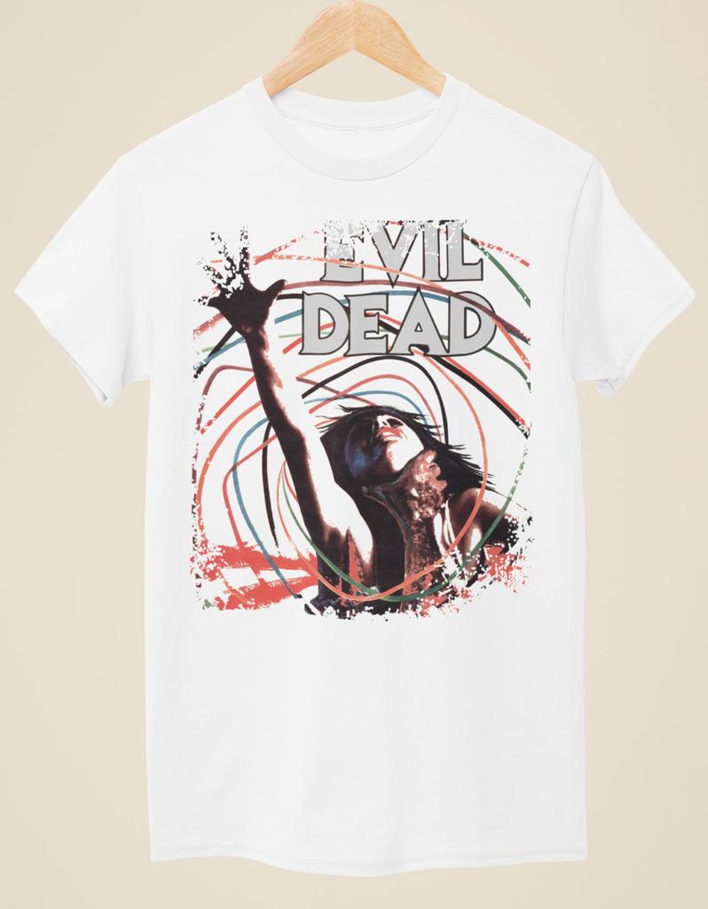Evil Dead Movie Poster Inspired Unisex White TShirt