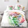 Lion Duvet Cover Set 3D Print Wild Animal Under Sunshine King Queen Size For Teens Kids Bedding Set Polyester Comforter Cover
