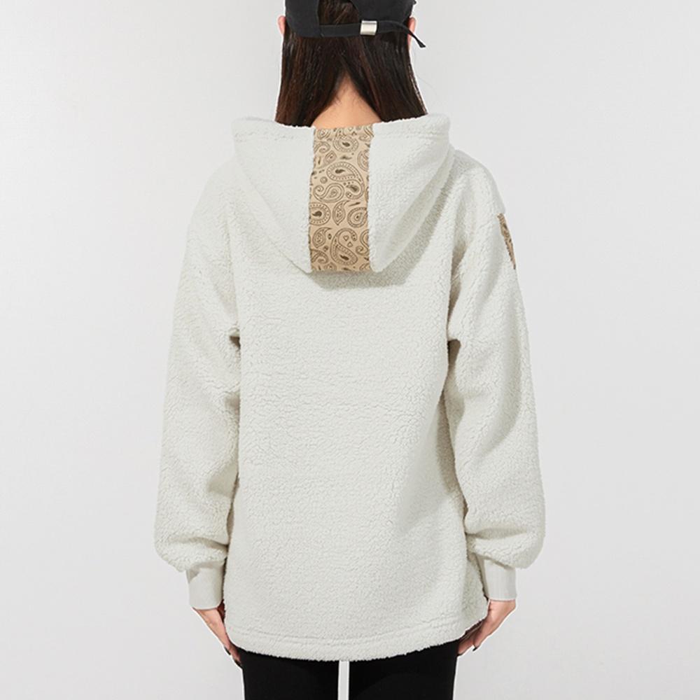 PUMA Sweatshirts Women's Ecru Hooded Moderate Regular 534985-05