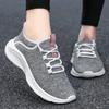 Women's Shoes Summer New Soft-soled Sports Shoes Comfortable and Breathable Mesh Shoes Lace-up Running Shoes Shallow Mouth Wear-resistant Casual Shoes