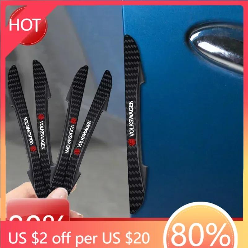 New New Car Door Anti-collision Bumper Strip Trim Protector Stickers For Volkswagen VW Golf Polo Tiguan Jetta Touran Passat B
