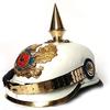 White German Pickelhaube Spike Helmet  Leather Pickelhaube Imperial Prussian Helmet
