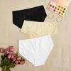 3Pcs/lot Women Plus Size Panty Sexy Floral Lace Briefs 2XL 3XL 4XL 5XL 6XL 7XL Underwear Silk Satin Shorts