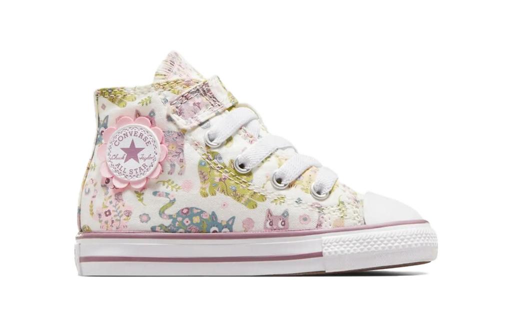 Converse All Star 1V Lightweight And Breathable High top Toddler Shoes White Infant And Toddler A05235C