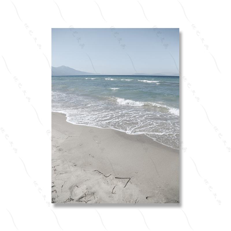 Boho Surfboard Gallery Wall Art Poster Sea Photography Пастельные тона Пейзаж Туризм Картина Холст Картина Комната Домашний декор