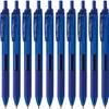 PENTEL Гелевая ручка EnerGel S Шариковая Синяя 10 Ручек Ручка, 0,7 мм, Корпус, BL127-C,