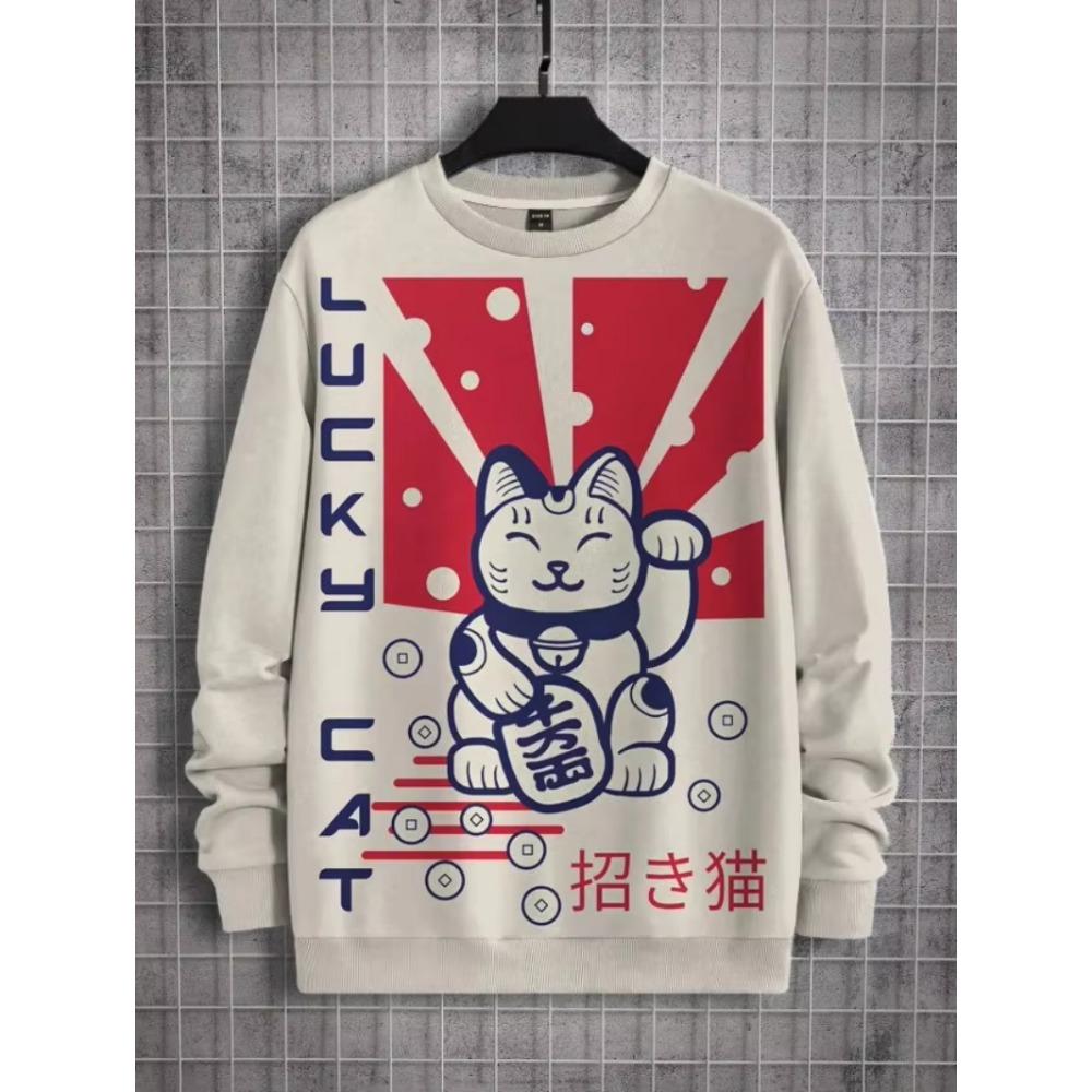 3D Худи с принтом кота для мужчин и женщин, худи оверсайз, пуловер, осень, новинка, мужской свитшот с круглым вырезом, модная одежда унисекс, топ