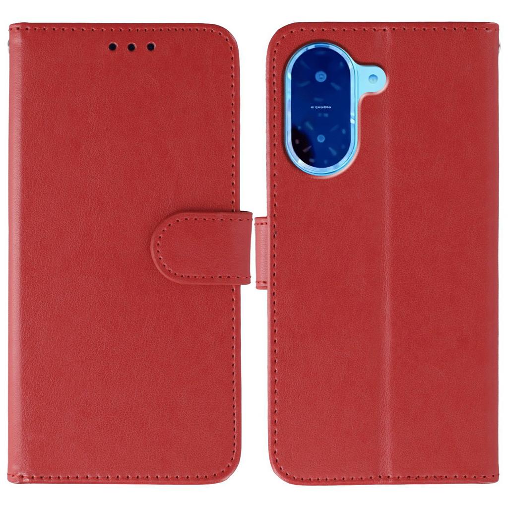 For Xiaomi Redmi A5 4G (171.7mm)/Poco C71 4G Case PU Leather Flip Wallet Phone Cover with Strap
