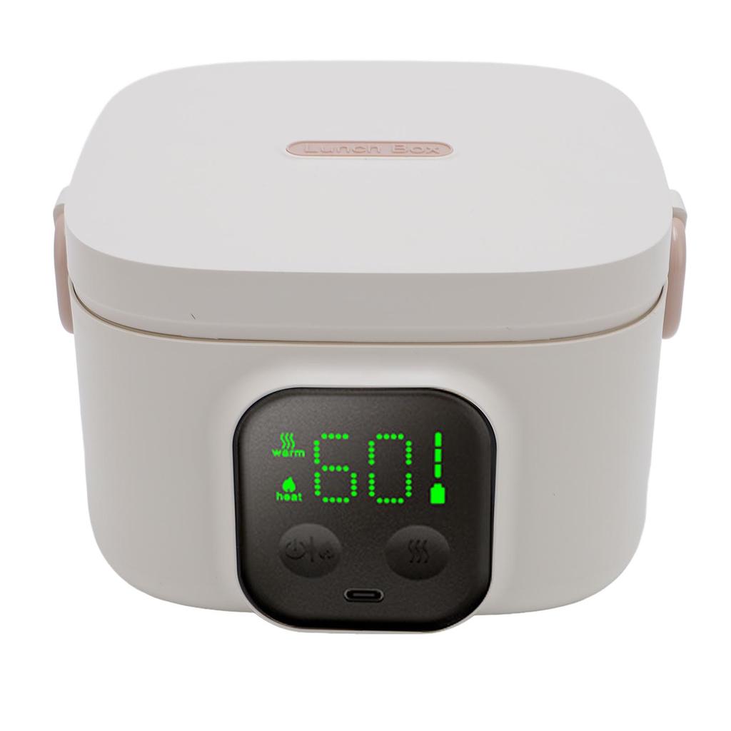 500ML Electric Food Ht Bowl, Fast Hting, Insulated Stainless Steel Electric Lunch Box, Portable Food Grade Container at