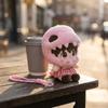 Creative Dinosaur Skeleton Plush Pendant Bag Hanging Charm Plush Hoodie Keychain  Doll Accessories