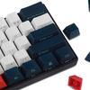 Happy Balls 60% Keycap Side Print PBT Keycap Set, 61, 68, Cherry MX Keycaps for 60% MX Switch Mechanical Keyboards (Navy Blue Combo)