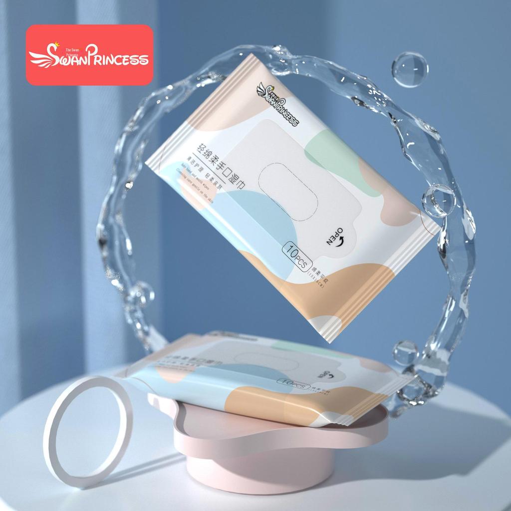 Infant Hand & Mouth Cotton Soft Wet Wipes - Gentle Clean for Baby