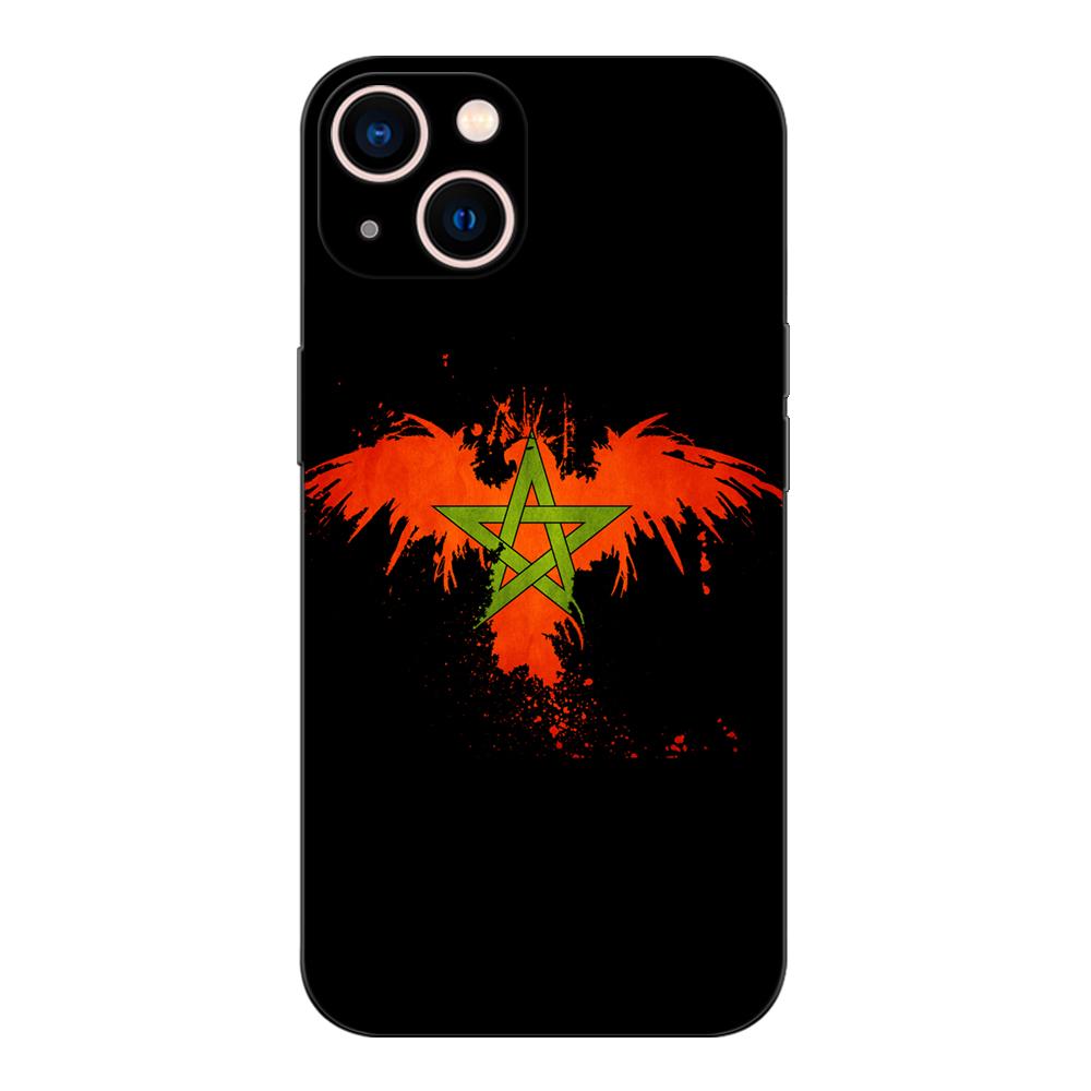 Черный чехол из ТПУ для OPPO A16 A16S A55 A94 F17 F19 Pro Reno 4 5 Lite 6 4G 5G марокканский флаг Марокко