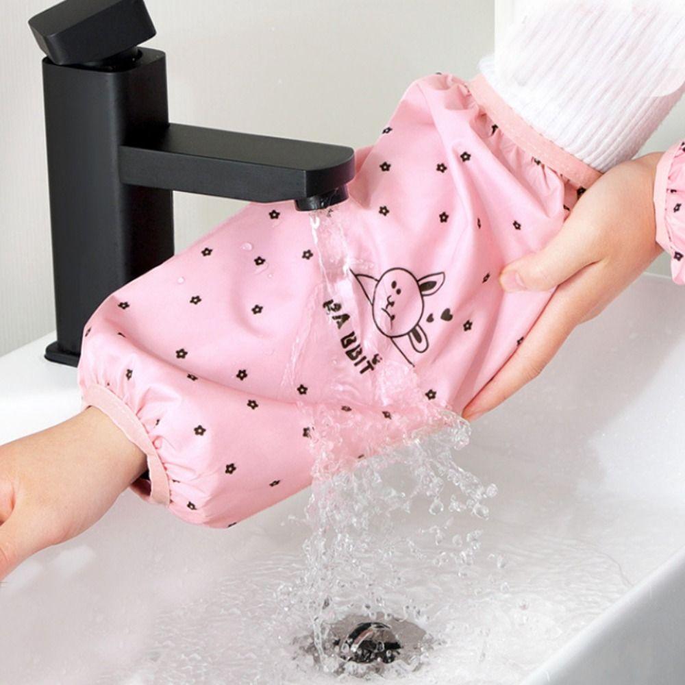 Long Waterproof Oversleeves Thick Oilproof Oversleeves Housework Cleaning Oversleeves  Kitchen