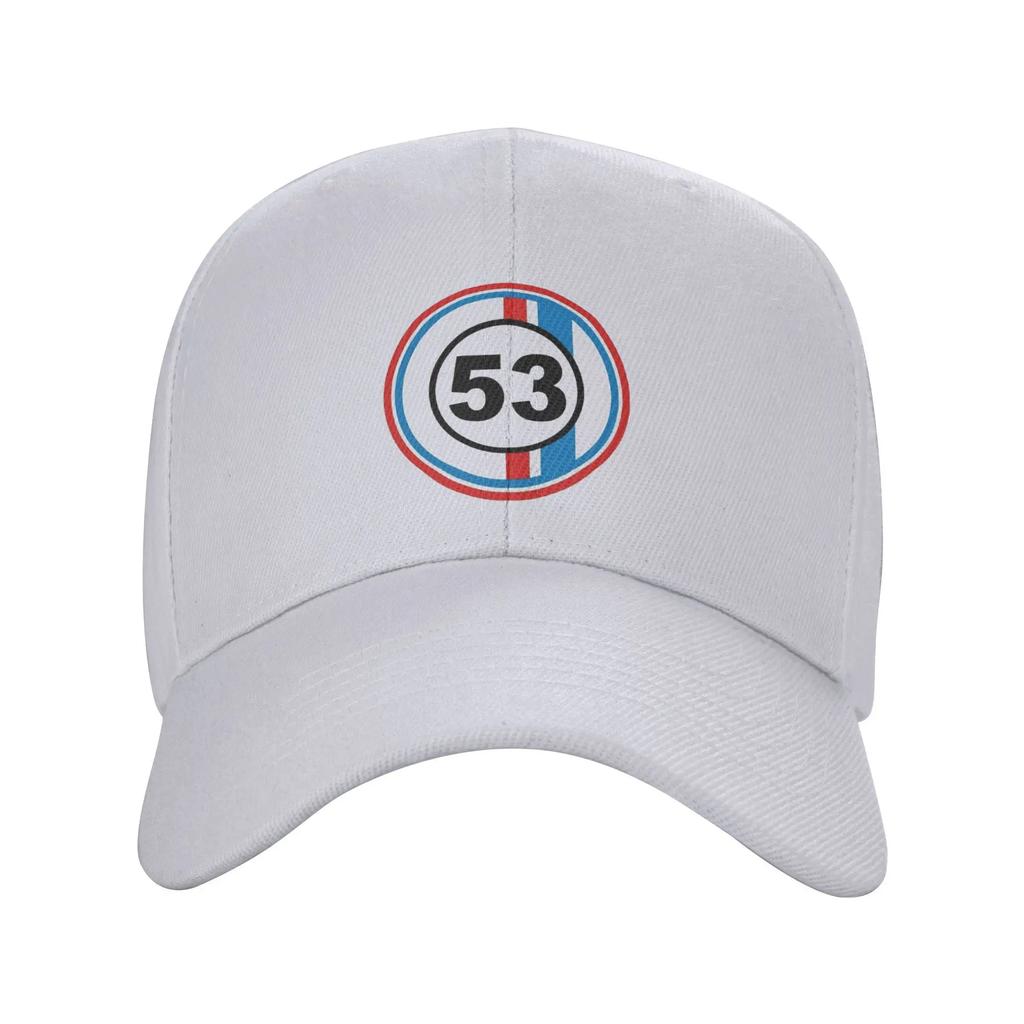 Unisex Baseball Hats Herbie Cnumber 53 the love bug no Outdoor Streetwear Summer Sports Baseball Caps Hip Hop Cap Casquette Hats