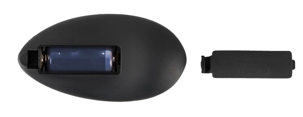 Black Velvets - Rotating Butt Plug with Remote Control 14 cm Black