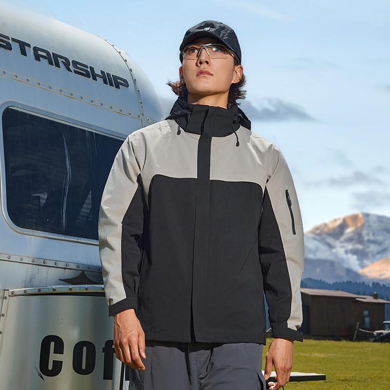 Mens Womens Outdoor Hiking Jacket Fashion Stitched Workwear All