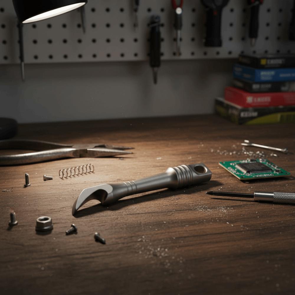 Multi-functional EDC Multi-functional Tool Titanium Zinc Zinc Alloy Bottle Opener Daily Use