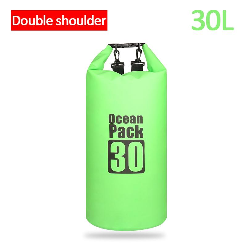 500D Waterproof Swimming Bag Dry Sack 2/5/10/15/20/30L Waterproof Floating Dry Gear Bags For Boating Fishing Rafting Swimming