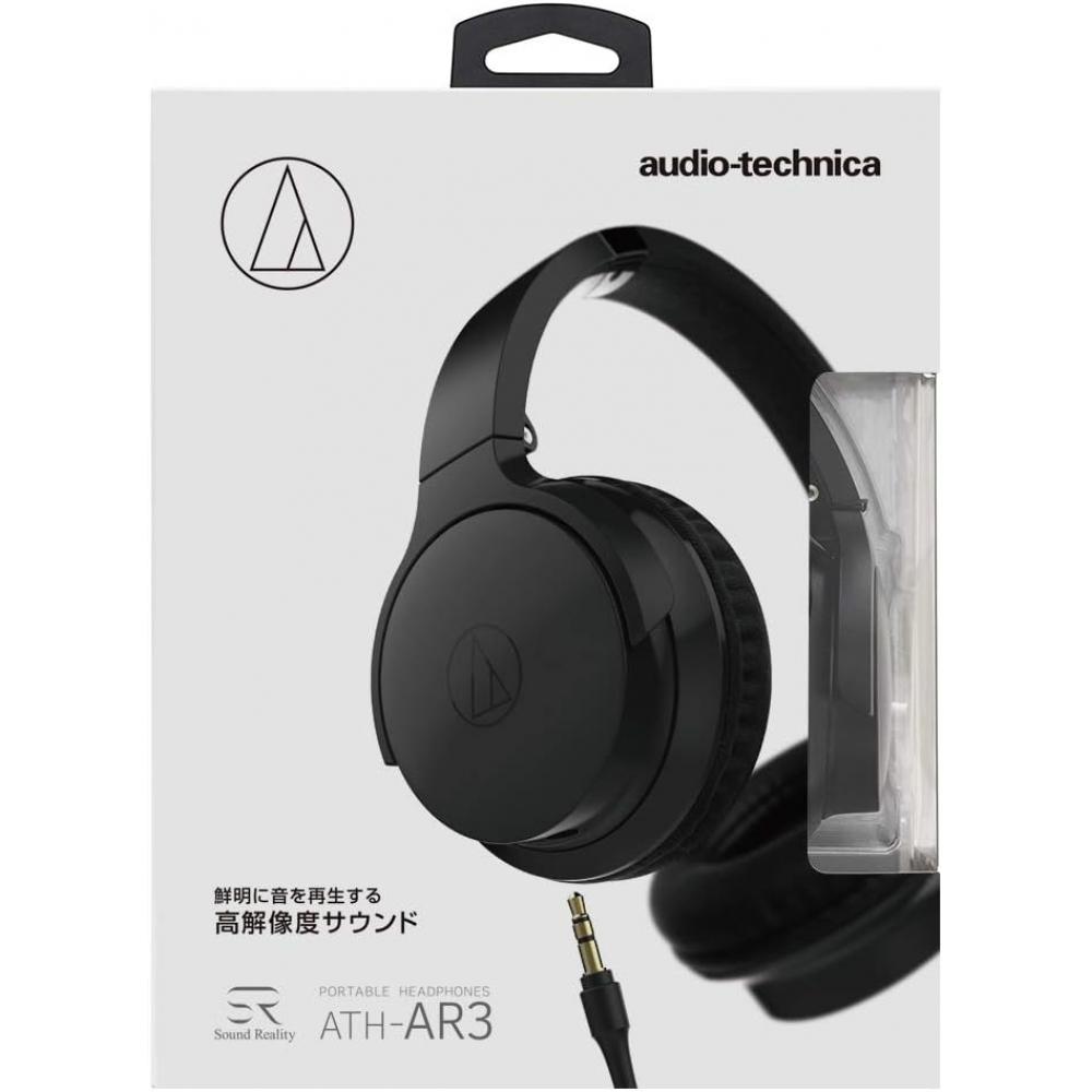 Наушники Audio Technica Ath Ar3 Bk Проводные черные Обычные черные