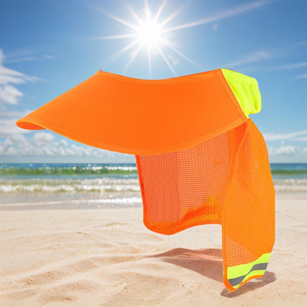 Hard Hat Sun Shade Hard Hat Sun Shield High Visibility Mesh Sunshade Reflective Hard Hat Visor Wide Brim for Summer