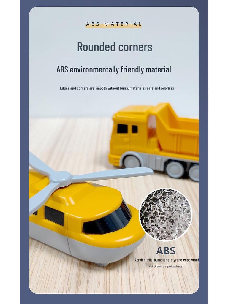 Kids' Magnetic Engineering Vehicle & Robot Transformation Toy Set