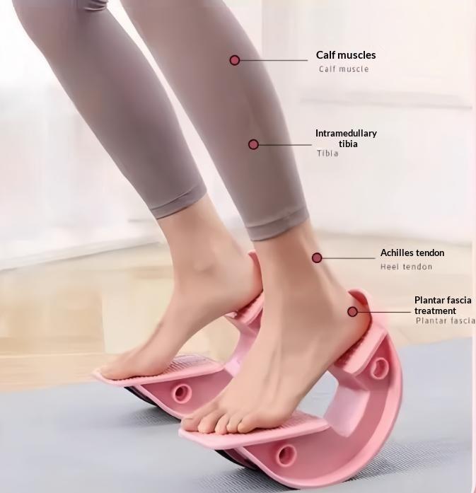 New·Stretching Wheel Home Fitness Pedal Calf Stretcher Balance Trainer Arm Calf Ankle Stretching Board Foot Stretcher Household·