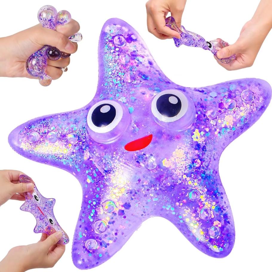 Squishy Octopus Stress Balls for Kids & Adults - Sensory Fidget Toys, Classroom Prizes, Party Favors, Stress Relief Toy