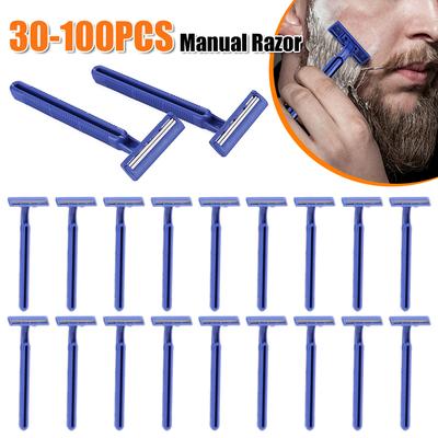 Одноразовые портативные бритвы с двойным лезвием, многофункциональный инструмент для ванной, бритва, одноразовая, для бритья усов, для удаления волос на лице и теле
