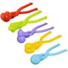 Snowball Maker Duck Snowman Heart Shape Snow Toy with Ergonomic Handle Winter Snowball Fight Maker Tool Clip