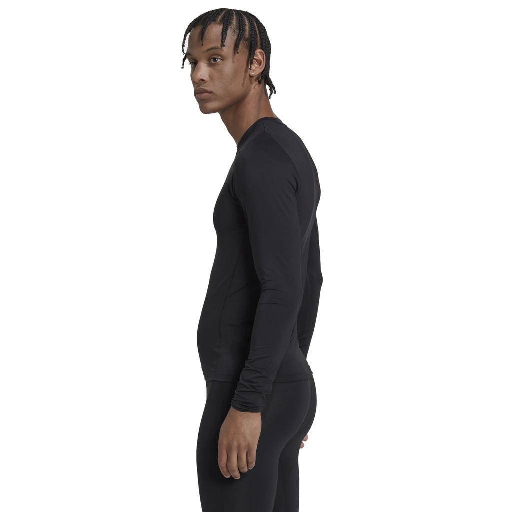 Adidas Techfit Training Long Sleeve, мужские черные лонгсливы