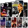 Ретро-певец Курт Кобейн Мягкий чехол для iPhone 16 17 Air 16E 15 Plus 11 12 13 Mini 14 Pro Max Чехол для телефона Apple 7 8 SE Coque Fund