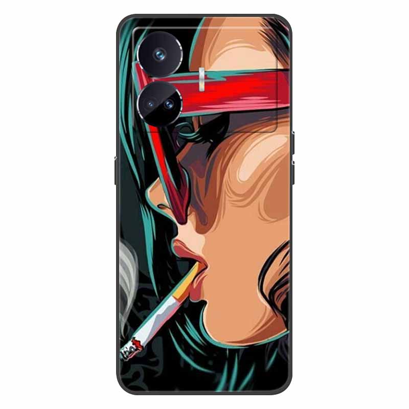 Чехол для Realme GT Neo 5 SE 6.74" Ударопрочный Мягкий силикон ТПУ Задняя крышка Для Realme GT Neo5 SE Чехлы для телефона RMX3700 Neo 5SE 2023