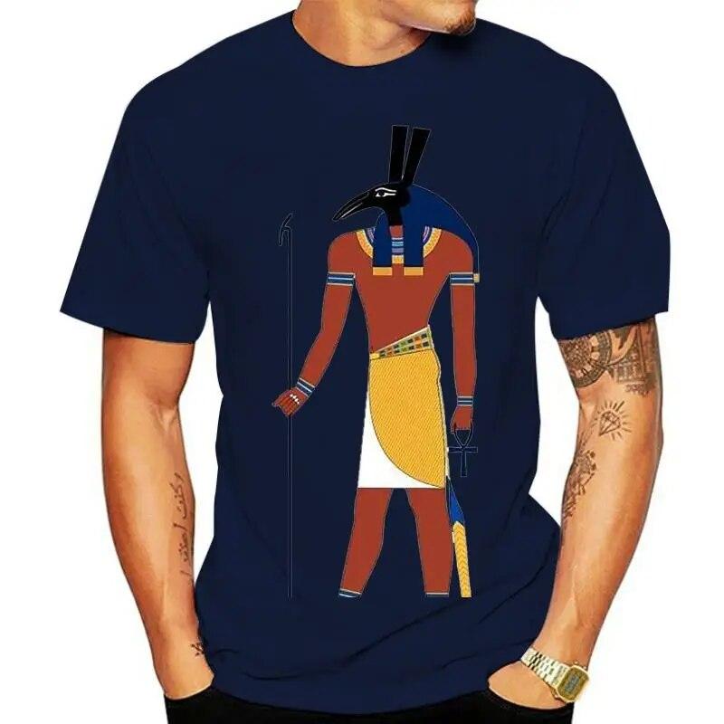 Анубис Египет Древний Египет Греческий Бог Курсивные Иероглифы Белые Футболки Футболка Настроить Футболку