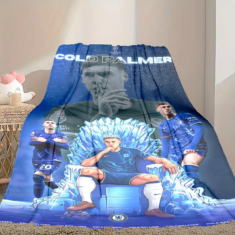 1pc Snug Chelsea FC Blanket, Lightweight & Durable Print Blanket, Perfect for Home, Couch, Bed, Picnic, Travel, Office