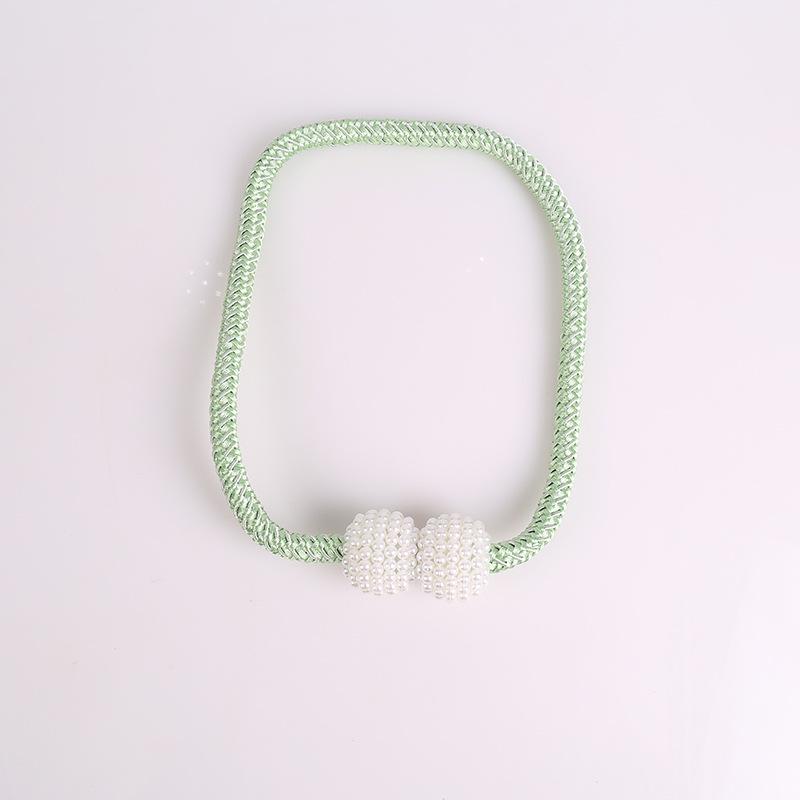 Pearl Magnetic Curtain Tieback - Elegant European & American Style, No-Punch Installation.