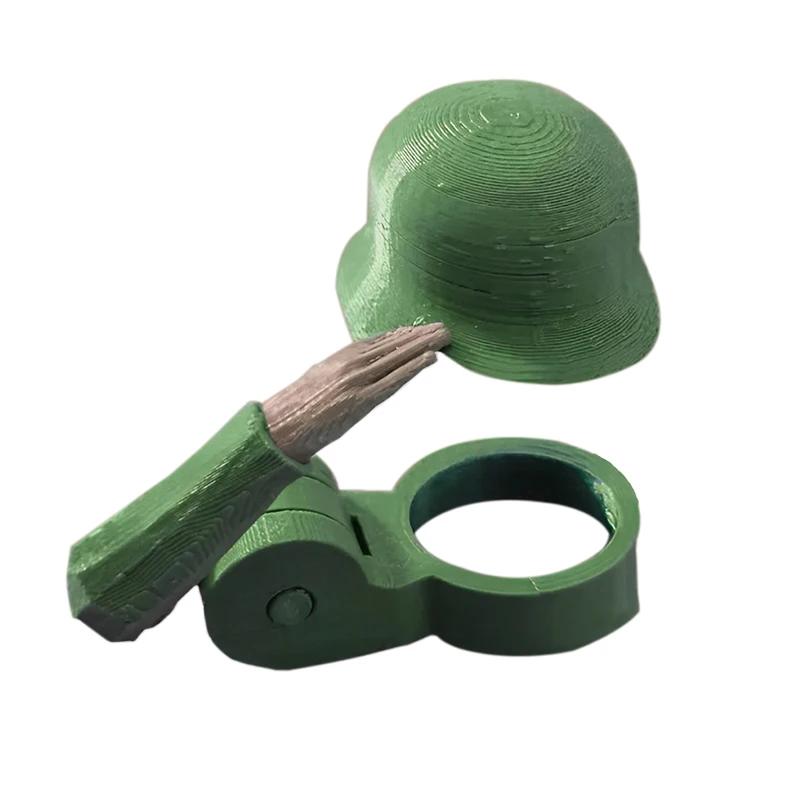 Creative Soldier Salute Beer Bottle Helmet Decorative Bottle Lid Saluting Pose Beer Bottle Cap Novelty Drinking Topper Accessory